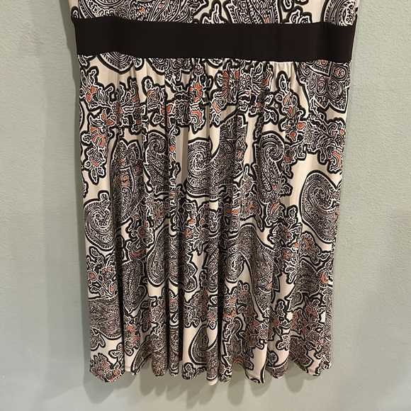Michael Kors Sleeveless Paisley Dress Women’s Size L/G - Picture 11 of 11